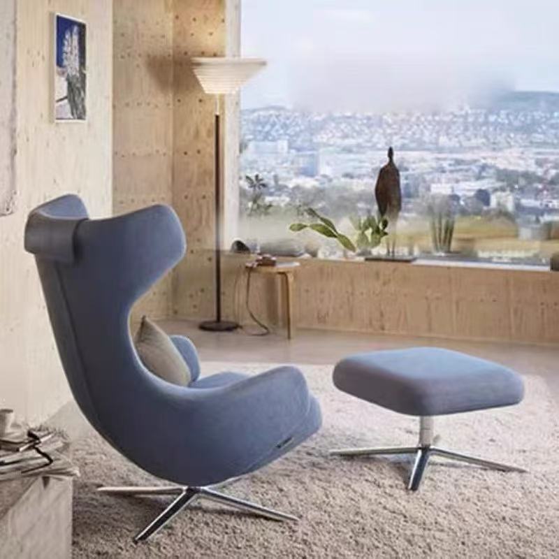 blue nordic luxury sofa chair