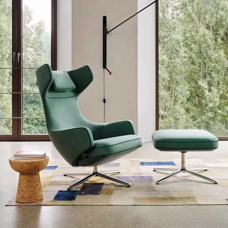 green nordic luxury sofa chair