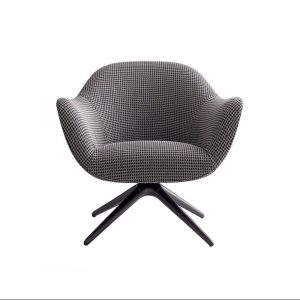 grey cashmere lightweight leisure chair 2