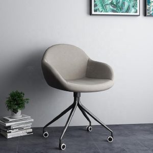 grey minimalist rotating chair