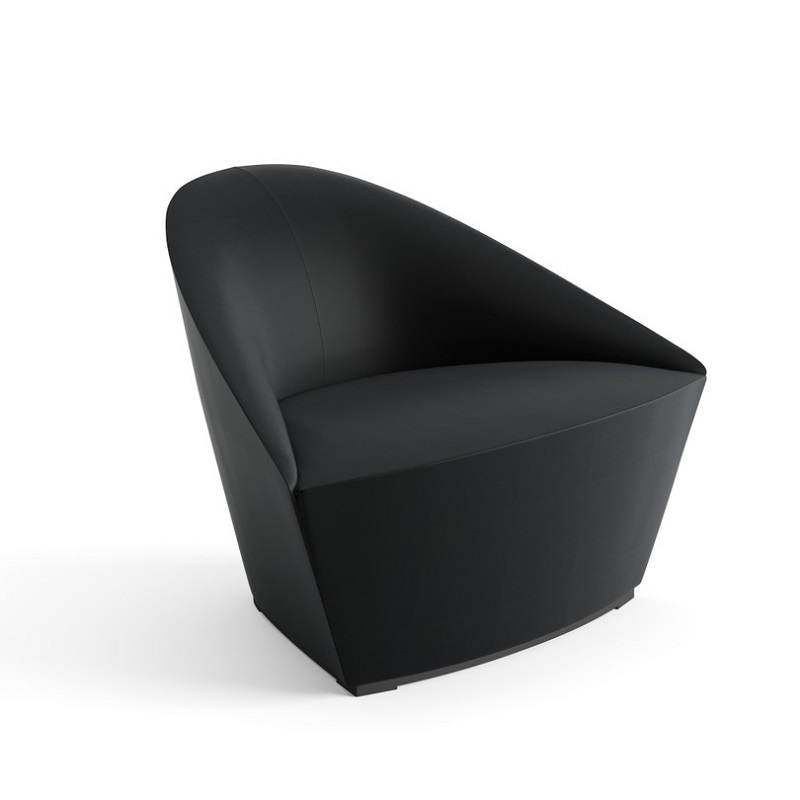 modern curved accent chair 1