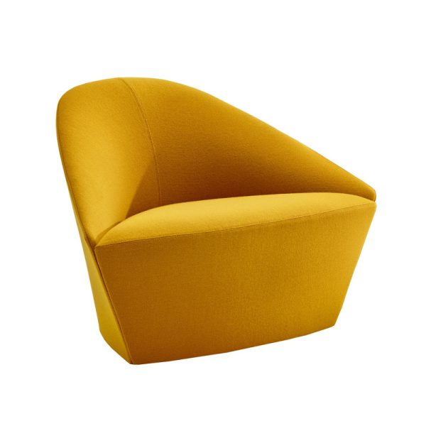 modern curved accent chair 2