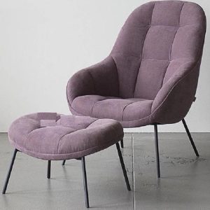 purple shuyu cashmere leisure chair