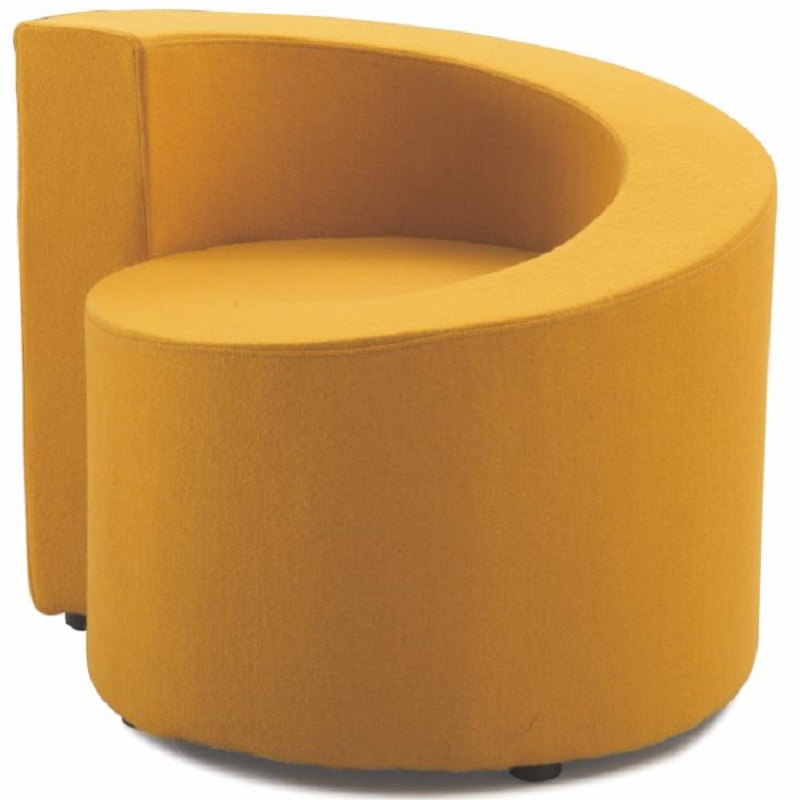 yellow minimalist business negotiation leisure chair