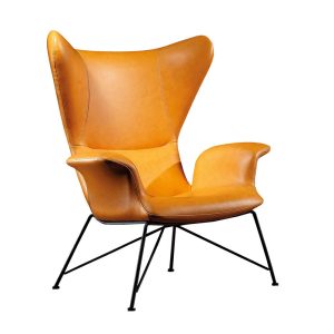 HL1885 1 orange light luxury cloud seat single sofa chair