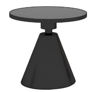 black hotel light luxury side table