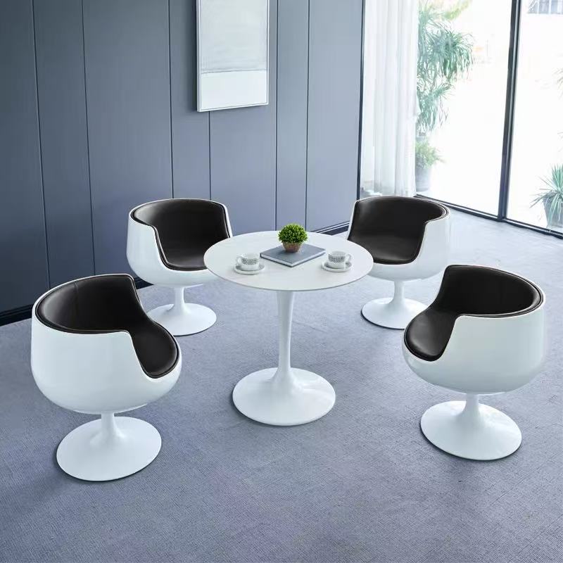 black leisure creative fashion rotating chair