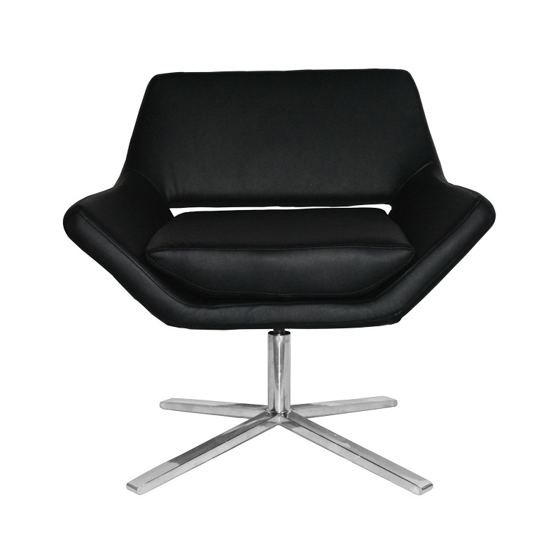 black nordic style rotating conference chair