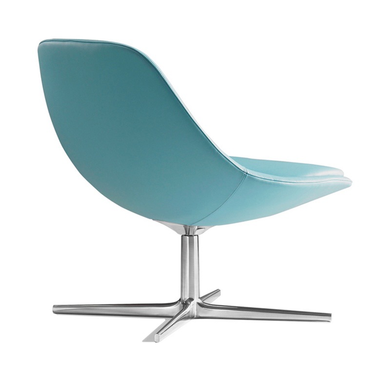 blue Italian style light luxury leisure chair