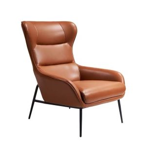 brown nordic light luxury fabric sofa chair