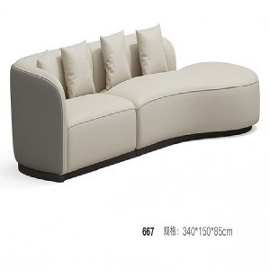 cloud arc nordic leather art sofa