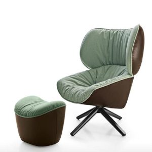 green nordic creative leisure lounge chair