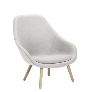 light gray cloud based fiberglass leisure chair