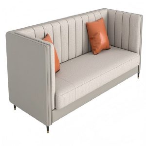 light luxury top layer oil wax leather sofa right view