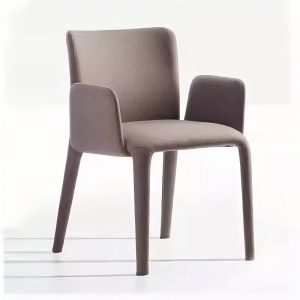 minimalist modern leisure dining chair right view
