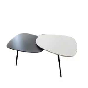 nordic baked paint water droplet coffee table