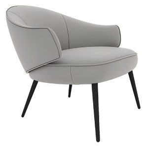 nordic luxury velvet leisure chai right view