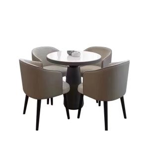 off white hong kong style luxury negotiation chair side view