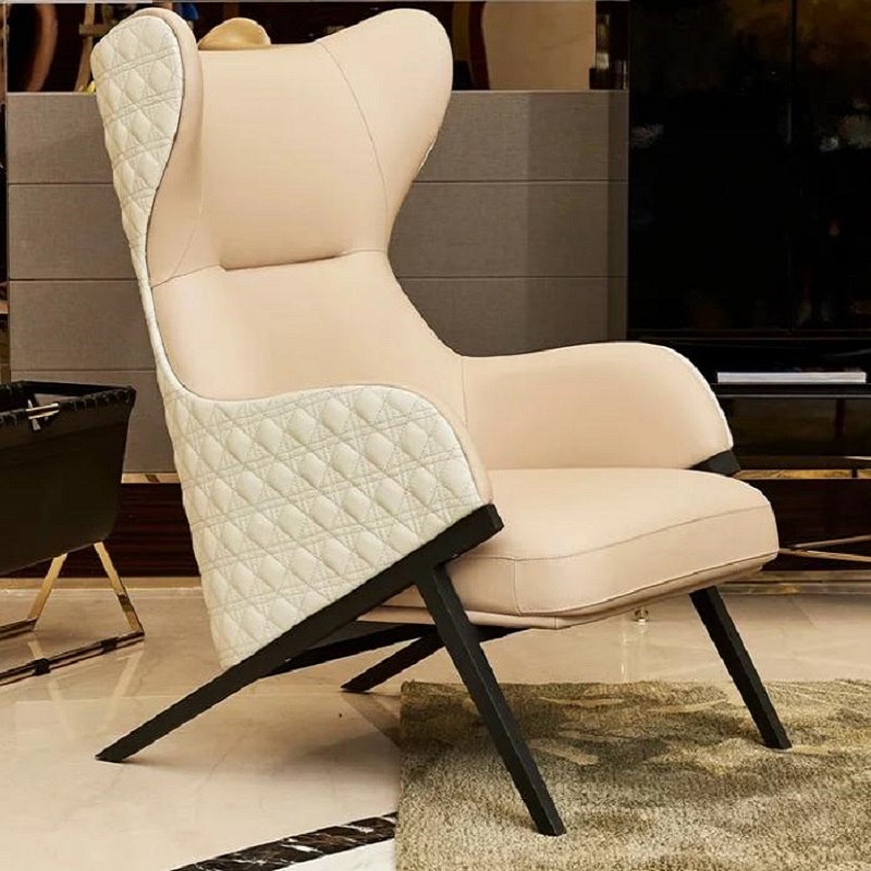off white minimalist italian style sofa chair