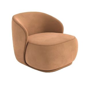 orange internet celebrity minimalist casual sofa chair