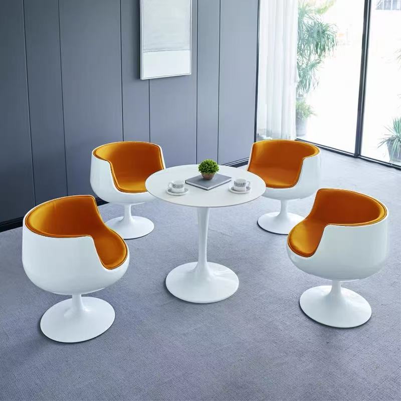 orange leisure creative fashion rotating chair