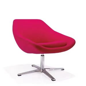pink Business fabric swivel chair