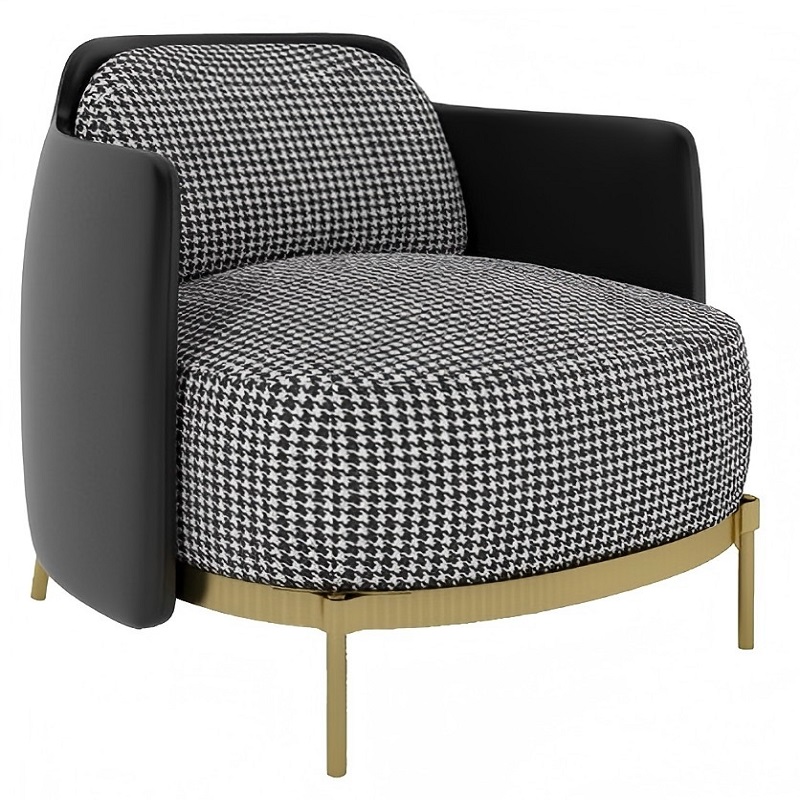 right view light luxury negotiation chair