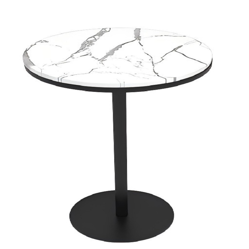 solid wood high legged round table