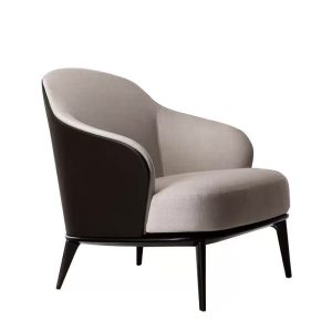white business and leisure velvet sofa chair