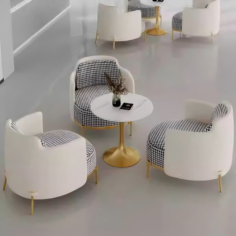 white light luxury negotiation chair