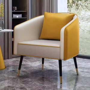 yellow hotel leisure single chair