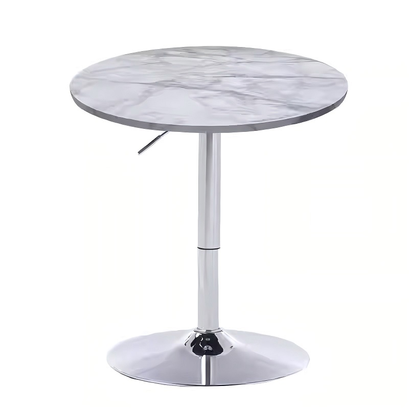 adjustable imitation marble high legged bar counter table