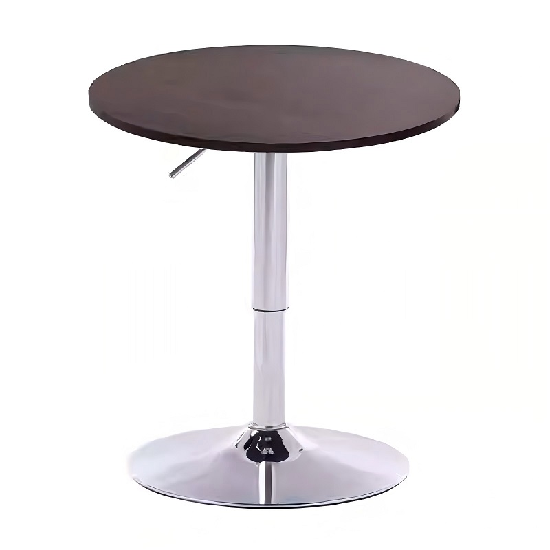 black adjustable imitation marble high legged bar counter table
