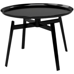 black light luxury creative iron tea table round table