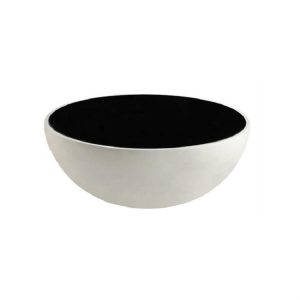 black star light minimalist glass tea table