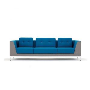 blue modern minimalist office sofa