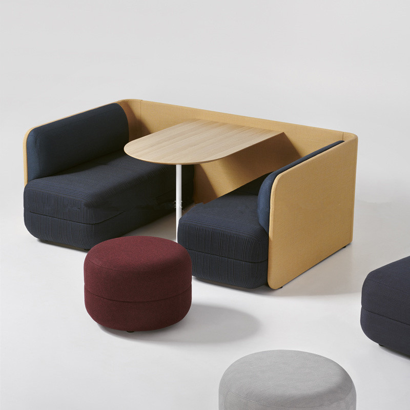 business high back reception sofa