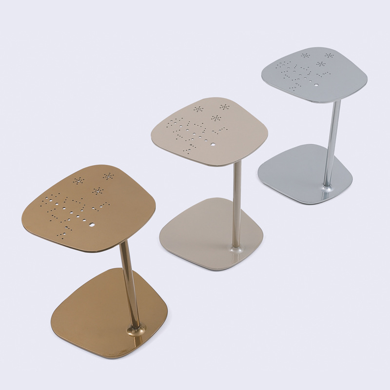 golden luxury mini edge table