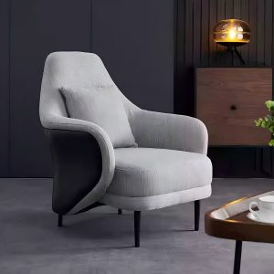 gray designer s light luxury single sofa chair