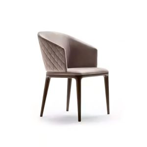 gray italian minimalist armchair dining chair