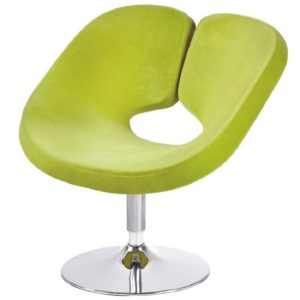 green italian minimalist leisure chair