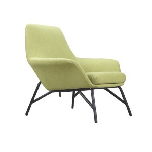 green nordic light luxury fabric sofa chair