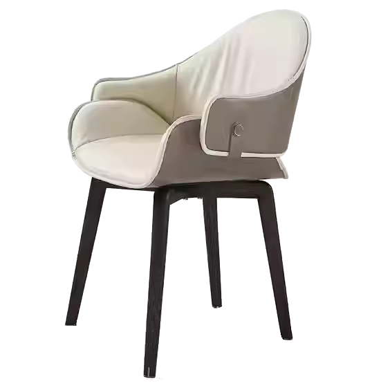 ins style wedding dining chair side view