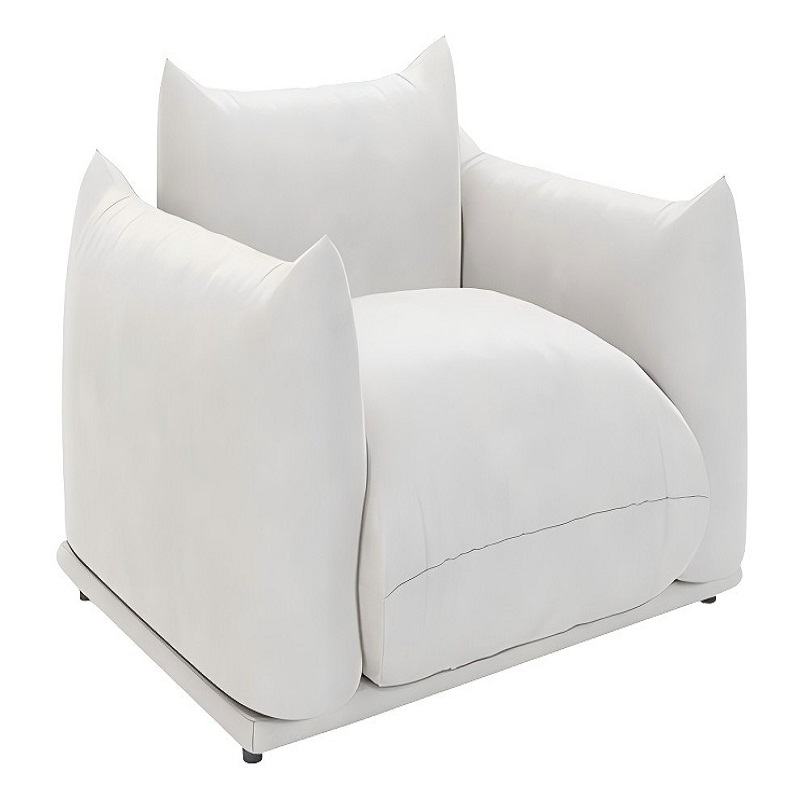 italian minimalist cream style sofa