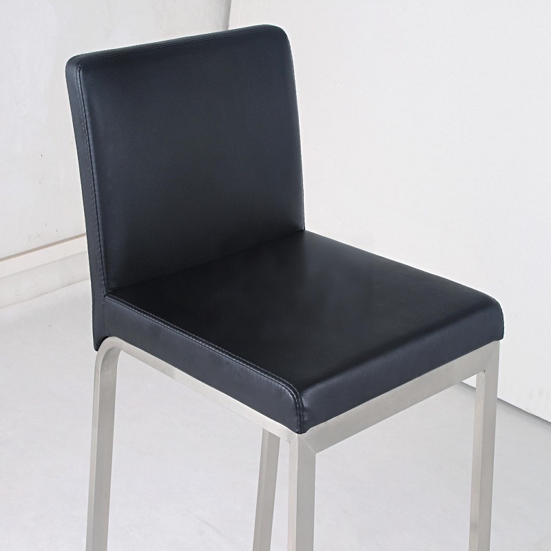 lift stainless steel bar chair vertical view