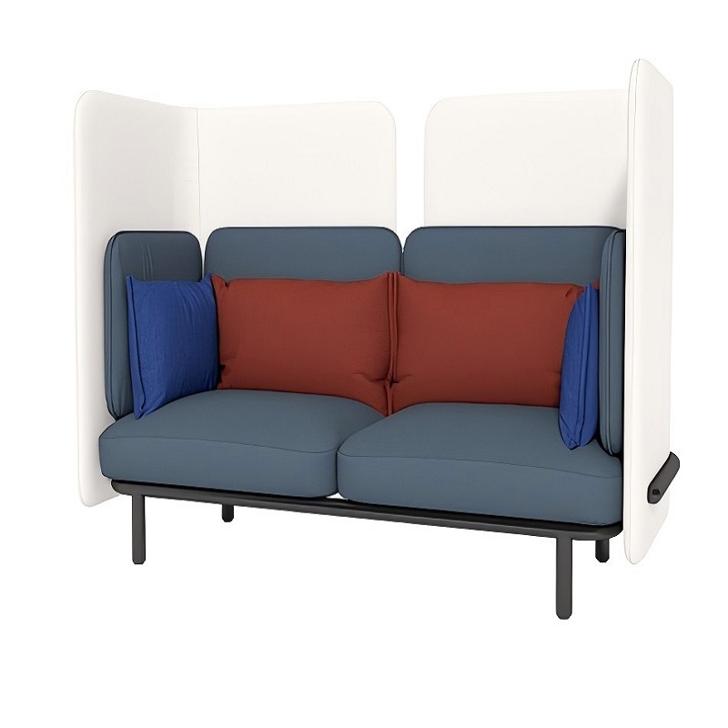 modern ins style fabric leather sofa left view