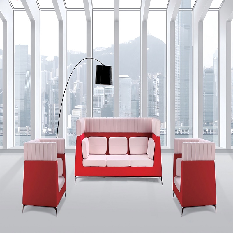 modern minimalist fabric work area sofa