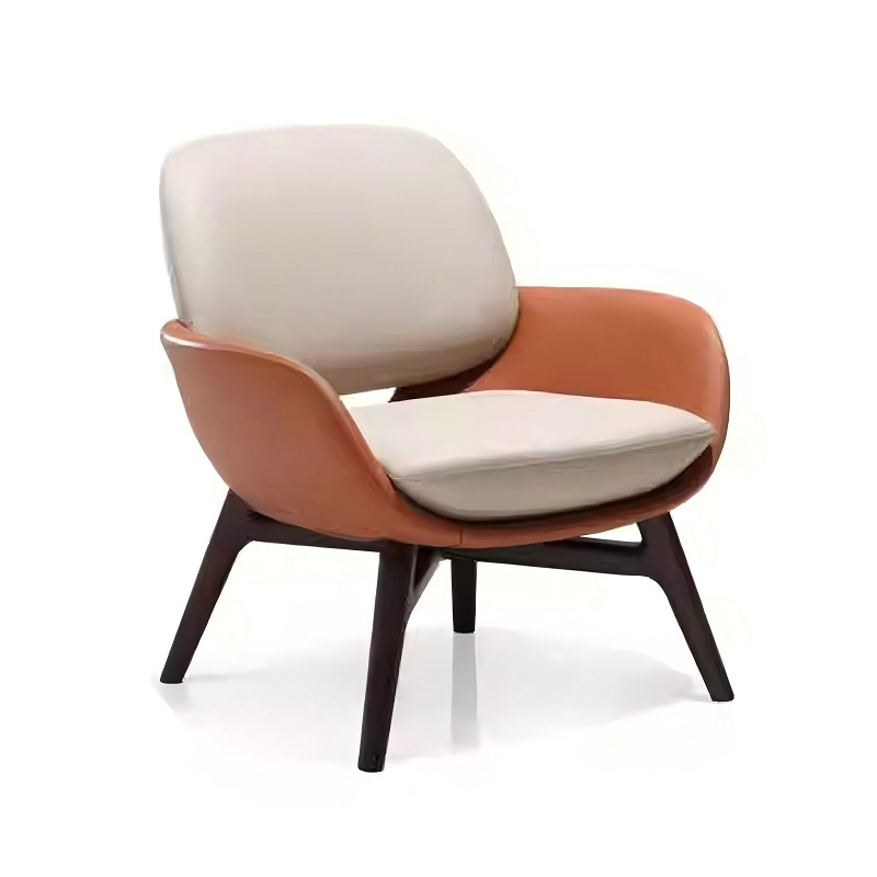 product name nordic solid wood foot leisure chair