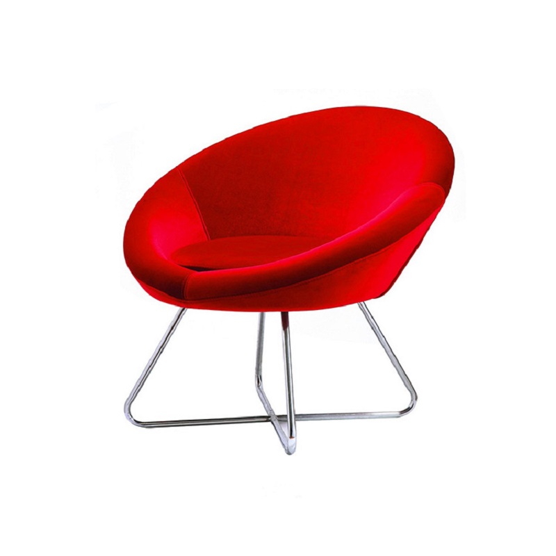 red nordic custom lazy leisure chair