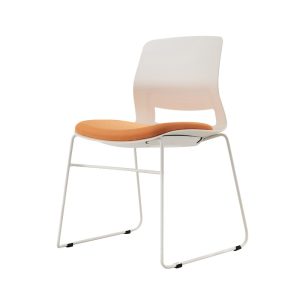 simplified bow shaped conference chair side view